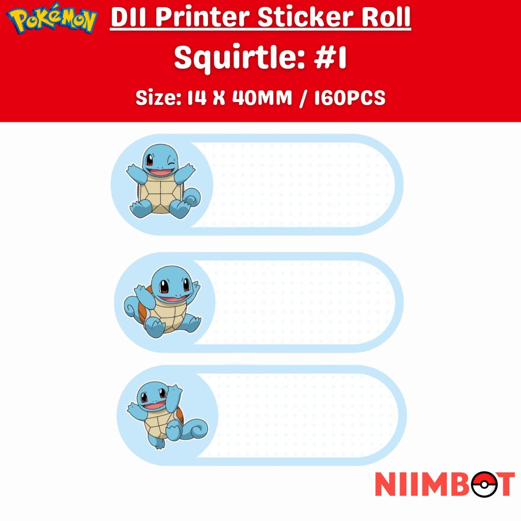 [for D11/D110/D101] [Pattern Series] NIIMBOT Thermal Label Waterproof Stickers Paper for D110 / D11 / D101