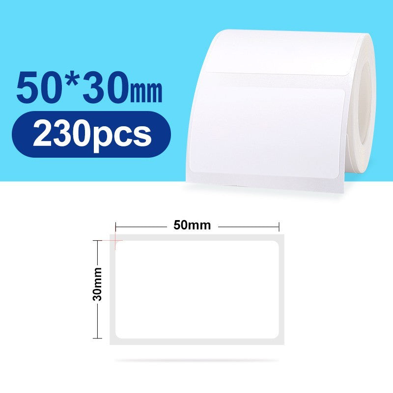 [for B21 B1 B31 B3S] [White Series] NIIMBOT White Label Sticker, Waterproof Refill Thermal Label Paper