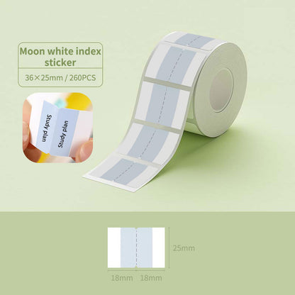 [for B21 B1 B31 B3S] [Index Series] NIIMBOT Bookmark Thermal Label Stickers Paper for Printer B21 B1 B3S