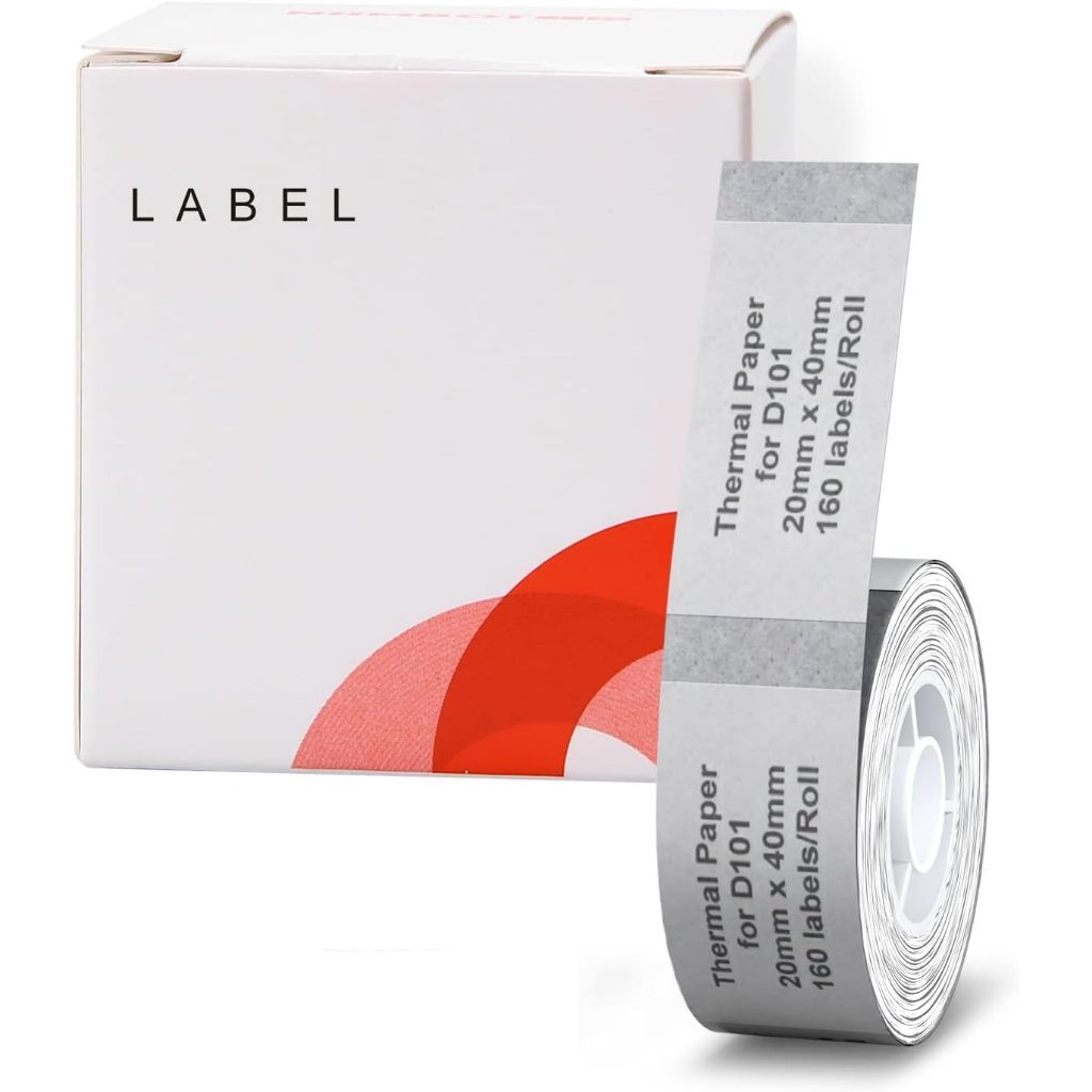 [for D101] [Transparent Series] NIIMBOT Clear Thermal Label Sticker for D101 Label Paper Price Tag