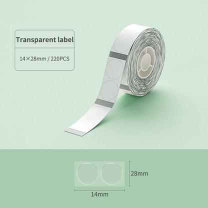 NIIMBOT Transparent, for D11/D110/D101/H1S/D11H/D110M Clear Refill Paper Label Waterproof Sticker