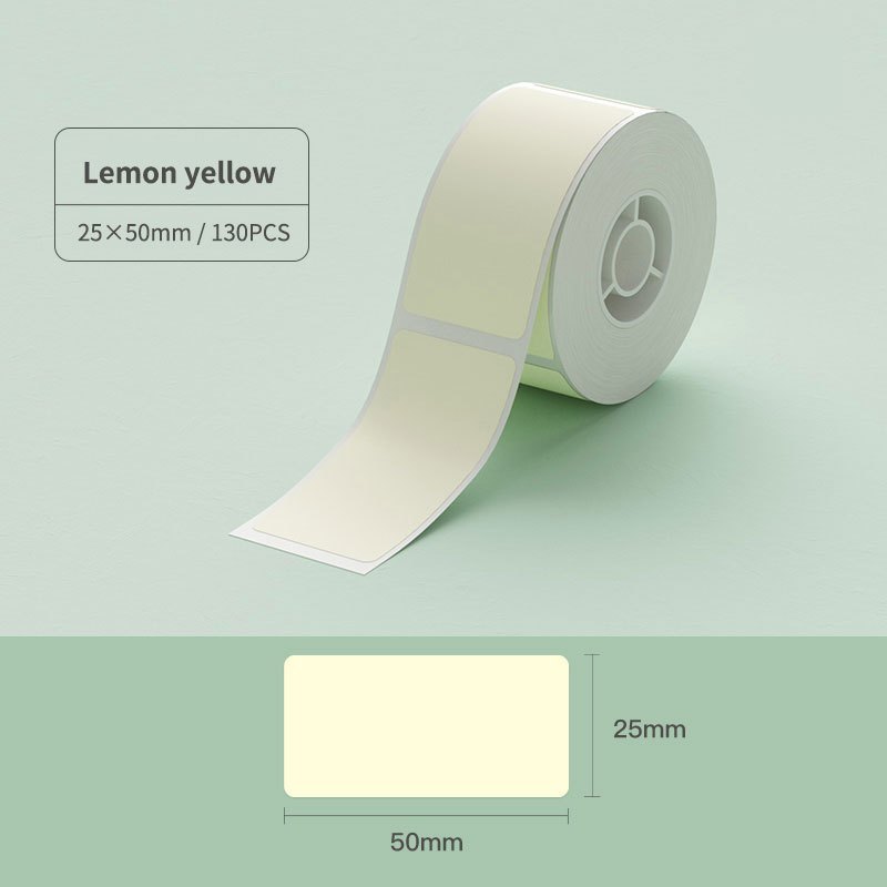 [for D101] [Pure Colour Series] NIIMBOT Solid Colour Thermal Label Sticker for D101 Label Paper Price Tag