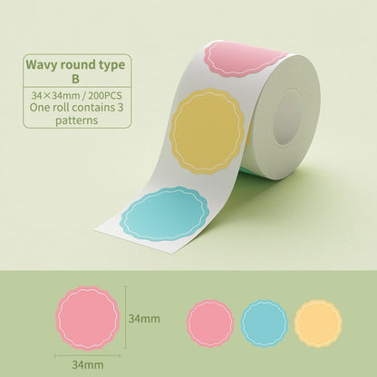 NIIMBOT Round Sticker for B1 B21 PRO B31 B4