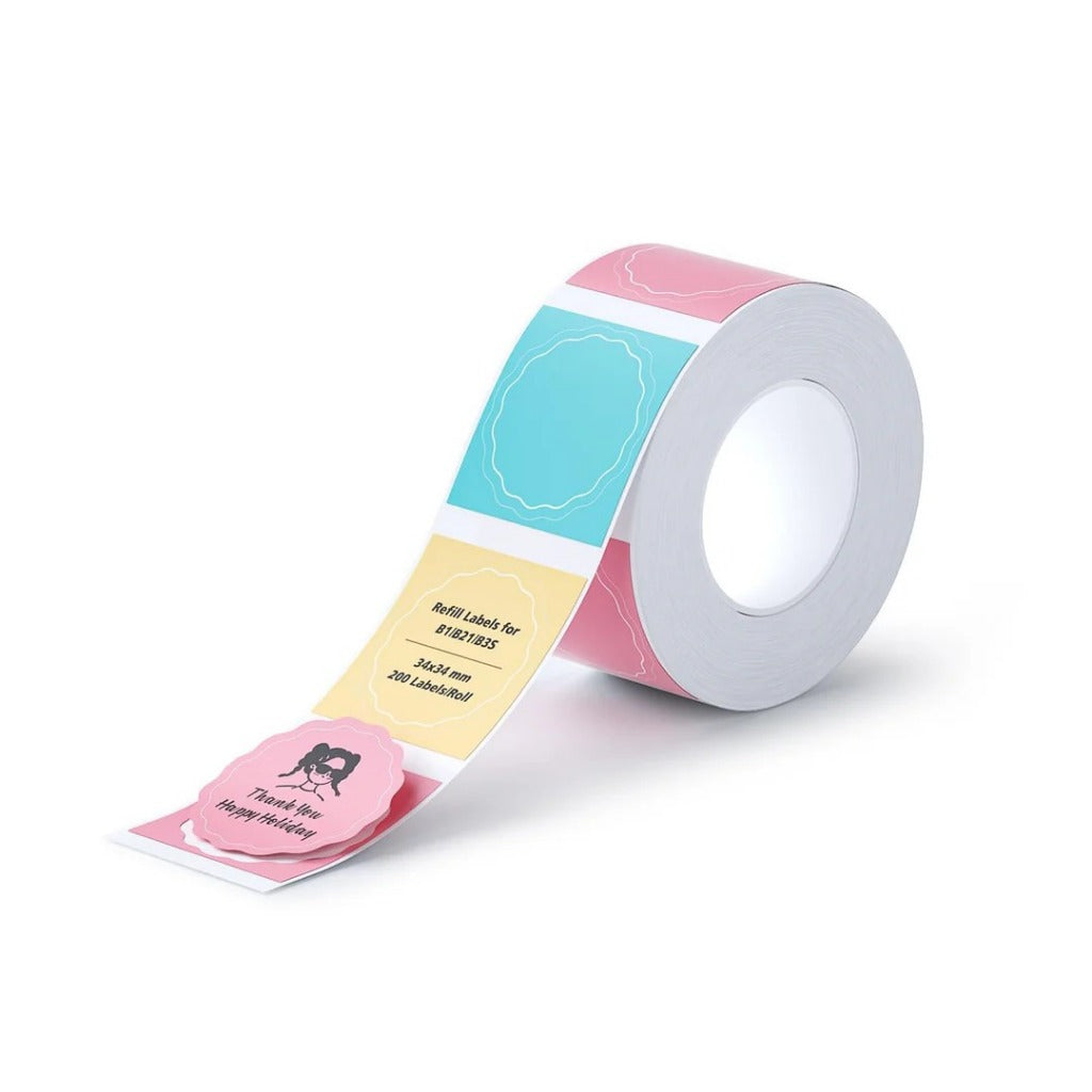 NIIMBOT Round Sticker for B1 B2 B21 B1 Pro B2 Pro B21 Pro B31 B4 K3